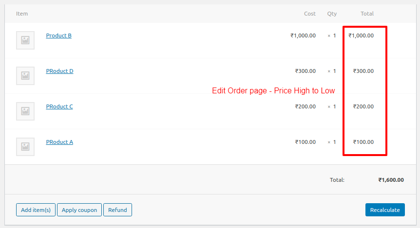 Sort WooCommerce Products in Cart and Order - Screenshot-3